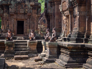 Angkor Thom and Wat - a temple complex in Cambodia, is the largest religious monument in the world....