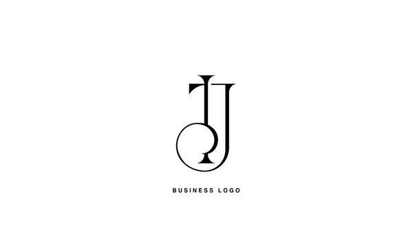 JI, IJ, J, I, Abstract Letters Logo Monogram