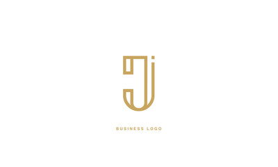 JI, IJ, J, I, Abstract Letters Logo Monogram