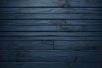 Fototapeta premium Blue and black dark wood wall wooden plank board texture background with grains and structures and scratched