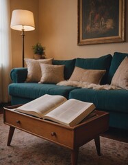sofa in a room, generative, ai