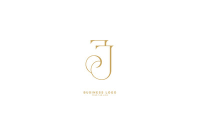 J, JJ, Abstract Letters Logo Monogram