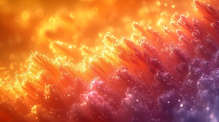 Fototapeta premium an orange, yellow, and purple blurred background