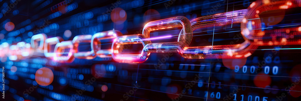 Wall mural streaming through cyberspace, a journey of light and speed, where technology and data merge in a lum