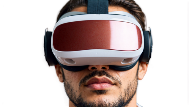 boy , Man with vr headset Transparent image