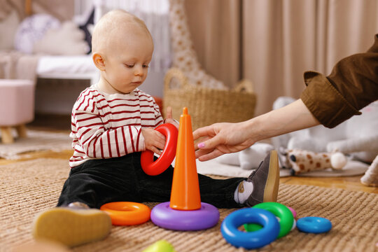 Logic childish toy inquisitiveness stacking tower toddler 