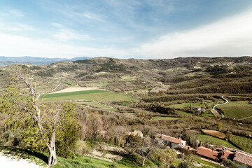 Fototapeta na wymiar Springtime in the croatian countryside