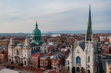 Fototapeta na wymiar The Historic City of Harrisburg, Pennsylvania USA