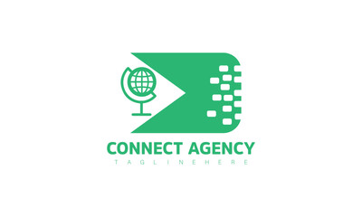Obraz premium People Connect logo design template. 