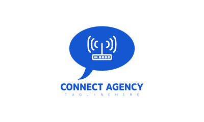 People Connect logo design template. 