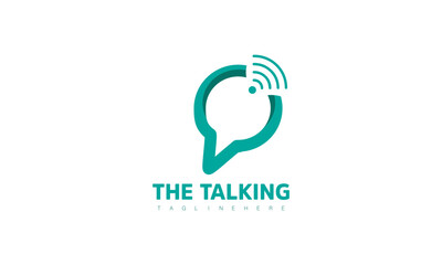 Creative modern Speech bubble icon Logo