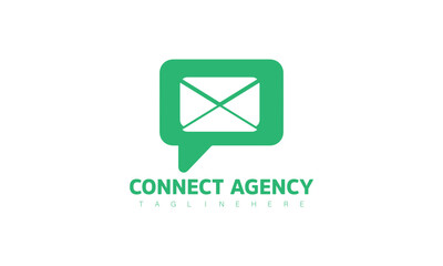 Creative modern Speech bubble icon Logo