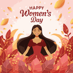 Obraz na płótnie Canvas Vector International Women’s Day illustration