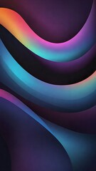 Ethereal Swirls of Graceful Colors in Fluid Abstract Motion