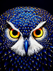 artistic owl illustration - 770911769
