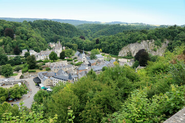 The famous Homalius rock of Durbuy, Belgium 
