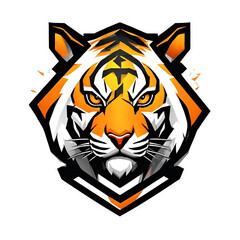 Tiger gaming logo png, logo gaming for esport, tiger logo gamers, orange Tiger gaming logo © Madina Art