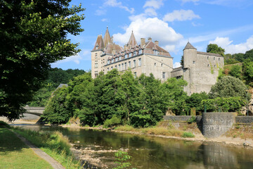 Fototapeta na wymiar the castle of Durbuy, Belgium 