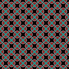 Multi color seamless abstract pattern. Background and backdrop. Multi Colored. Colorful ornamental design. Colored mosaic ornaments. Vector graphic illustration.