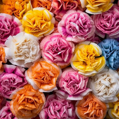 Beautiful colorful Carnation flowers