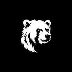 Bear icon. Bear vector illustration. Bear logo.