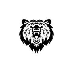 Bear icon. Bear vector illustration. Bear logo.