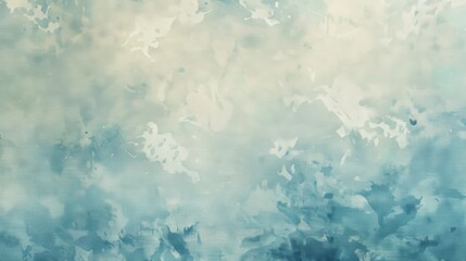 The soft, mottled texture of this background resembles the surface of a watercolor painting.