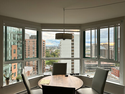 Apartment view from the window