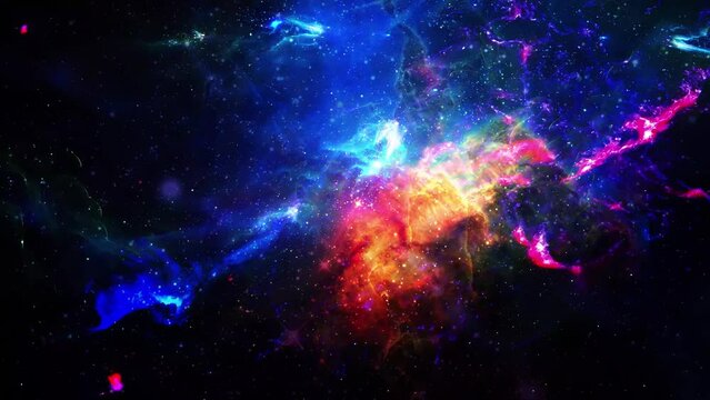 nebula galaxy particles space background