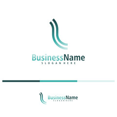 Letter L logo design vector. Creative Initial L logo concepts template