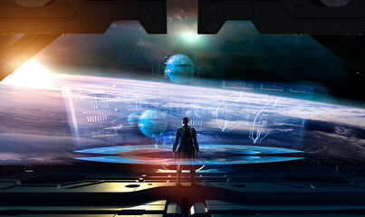 space station observation deck