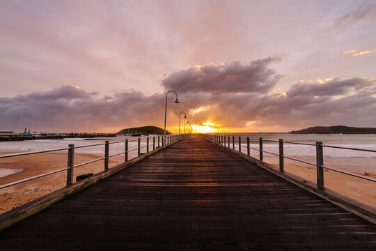 Sunrise at Coffs Harbour Jetty Australia
