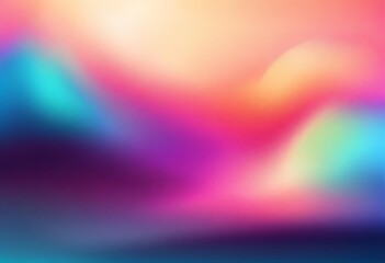 Colorful blur with heart shape on gradient texture background.