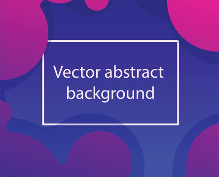 Abstract vector background in bright neon colors with space for your text