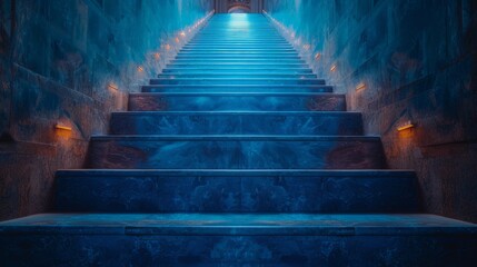 Stairs Ascending Towards Light