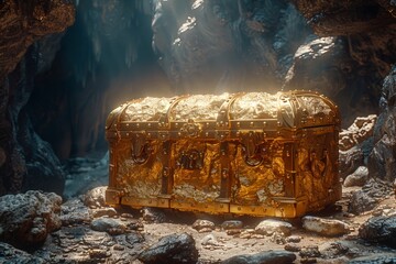 Gold Chest in Cave