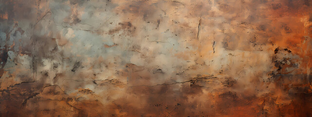Old rust colored plaster backdrop 3:1 paint daubs