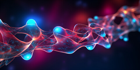 3d rendered abstract colorful splash background, Fondo de tecnología abstracta dna helix
