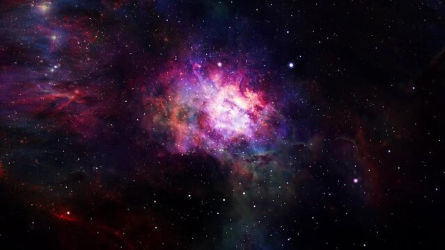 nebula galaxy particles space background