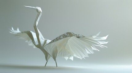 A perch made of paper