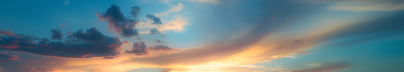 Naklejka na ściany i meble background. sunset sky. copy space