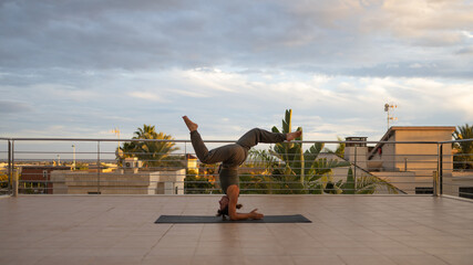 yoga at the terrace Spain 