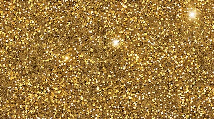 Gold glitter texture or golden sparkle background. Wide panoramic glitter texture abstract background. glitter gold backgrounds - Generative AI