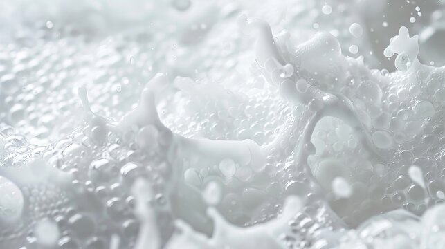 foam background.