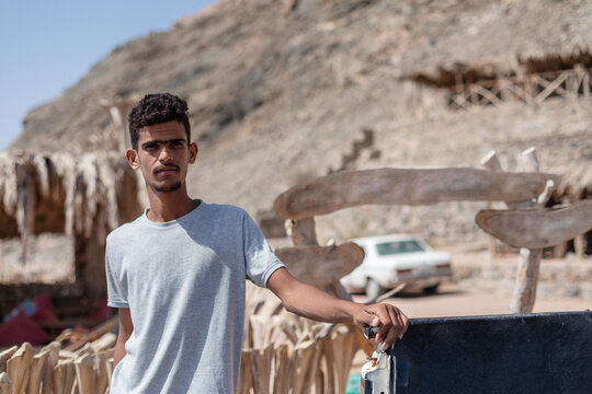 Portrait of an Egyptian man