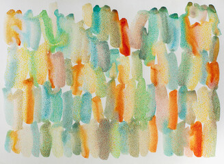 beautiful green and orange shades abstract background