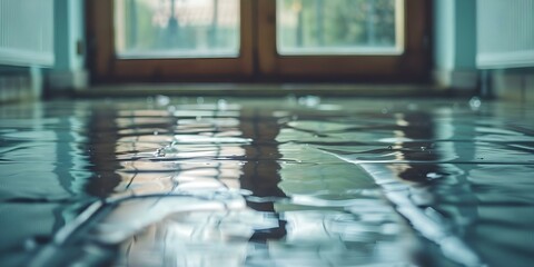 Understanding the Dangers of Water Damage in a Flooded Home. Concept Flooded Home, Water Damage, Understanding Risks, Preventive Measures, Recovery Steps