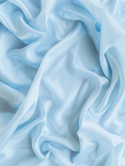 Obraz premium light blue cotton background close-up on a white background with space for text.