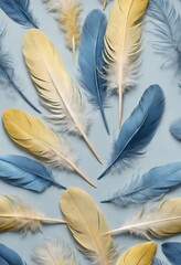 Soft feathers as pattern texture background