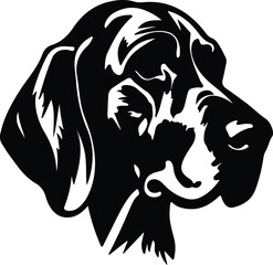 Redbone Coonhound portrait
